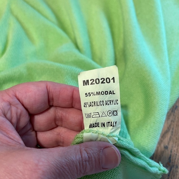 💚 MADE IN ITALY – Lightweight knit sweater – Estimated XL - Picture 3 of 9